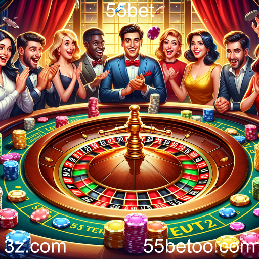 Descubra a Emoção da Roleta no 55bet